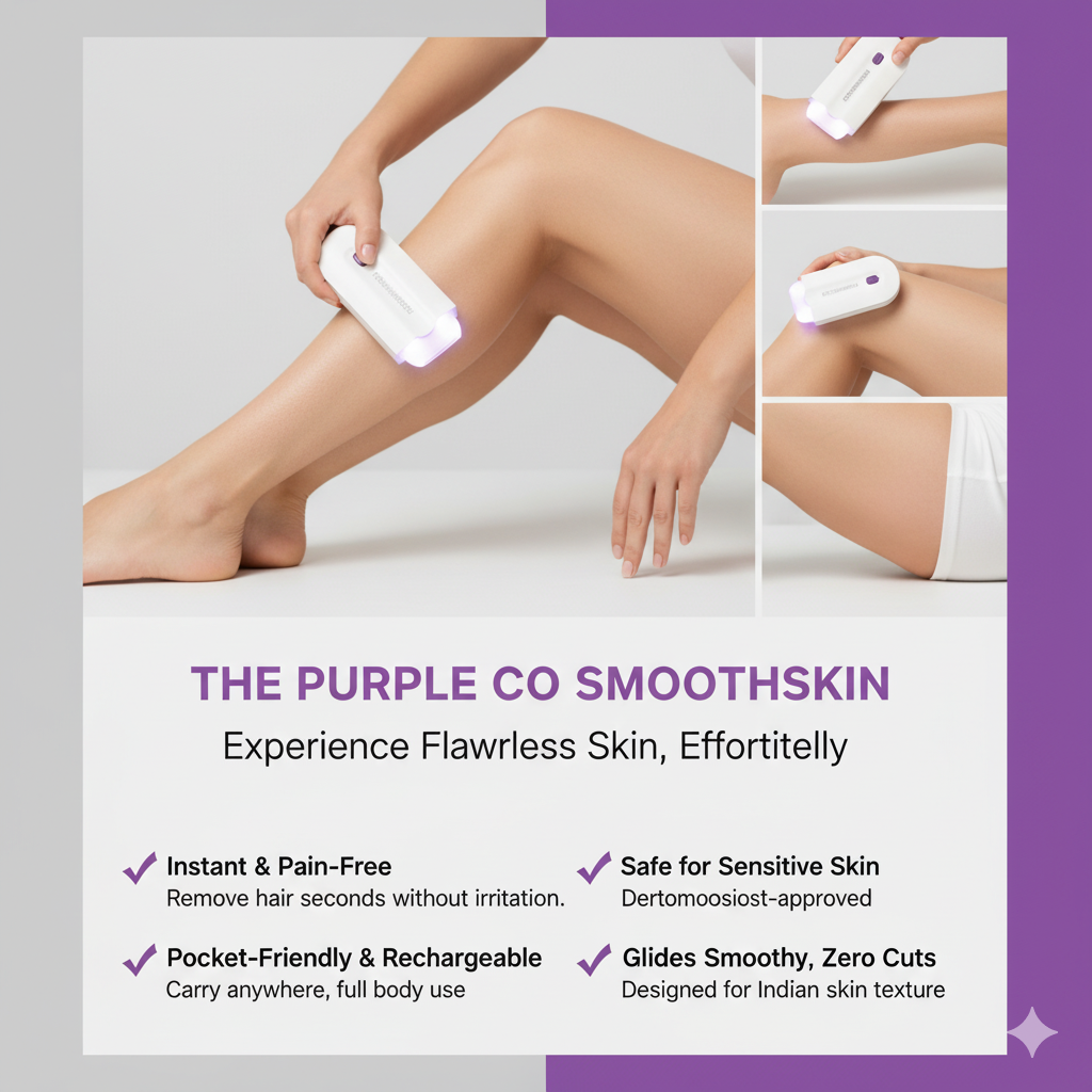 The Purple Co. FinishingTouch™ Laser Hair Remover.