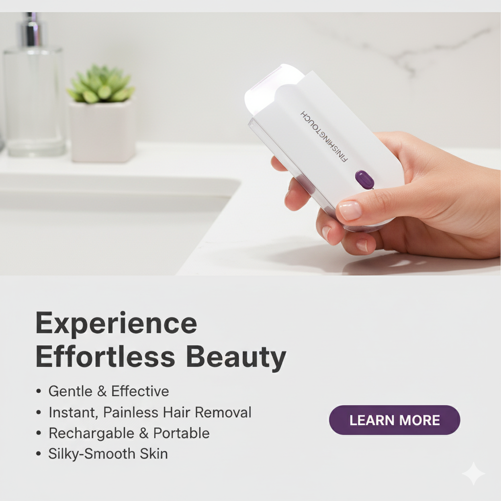 The Purple Co. FinishingTouch™ Laser Hair Remover.