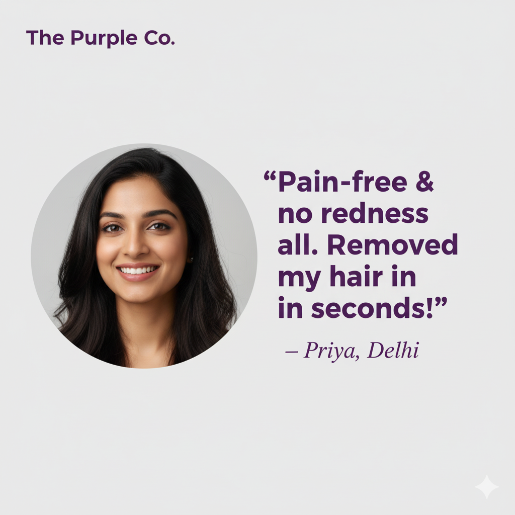 The Purple Co. FinishingTouch™ Laser Hair Remover.