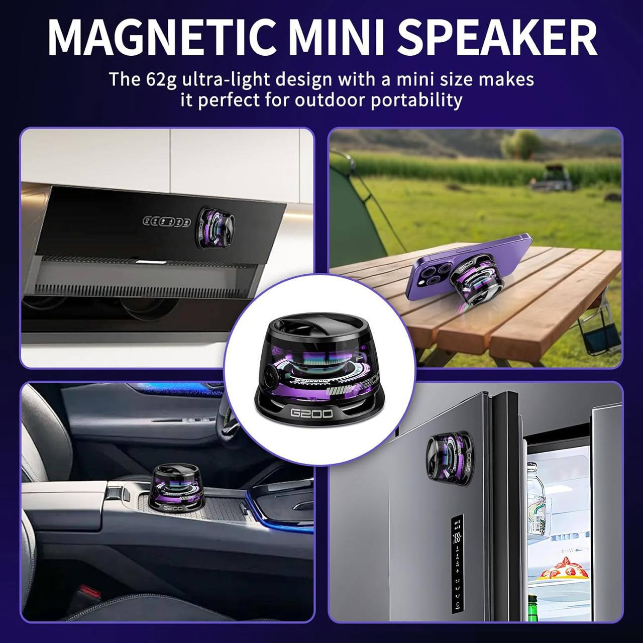 Wireless Magnetic Bluetooth Speaker